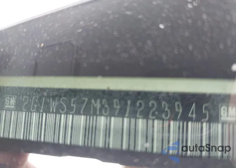 2009 Chevrolet Impala Police from USA, damaged, VIN 2G1WS57M391223945